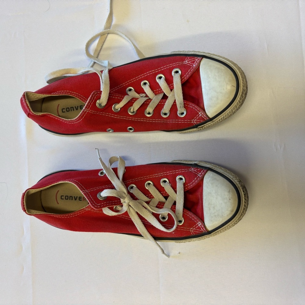 Converse Kids Bright Red Sneakers